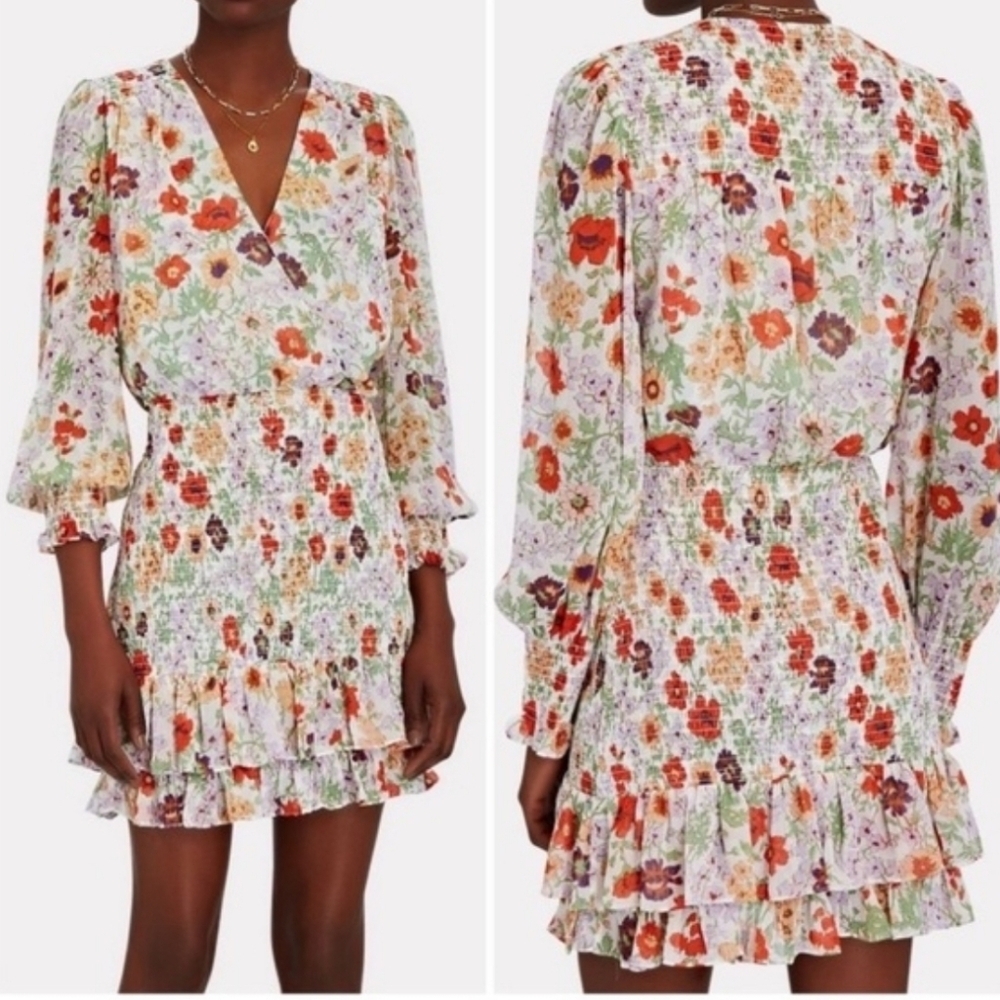 Veronica Beard Saera Floral Dress Size 10